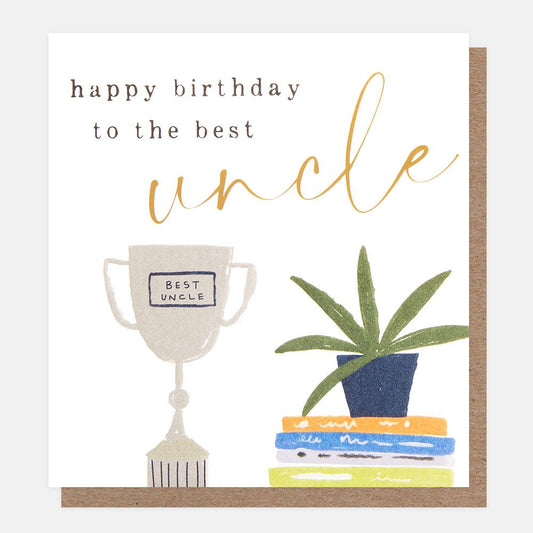 Happy Birthday To The Best Uncle Greetings Card