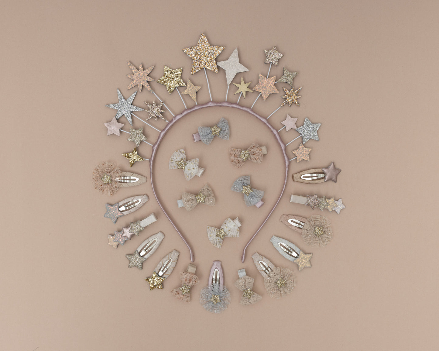 Layered Star Hair Clip