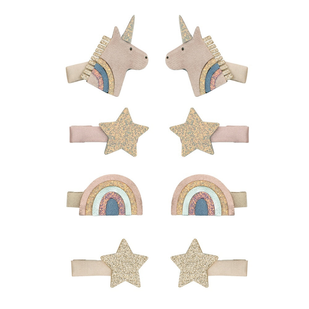 Celeste Unicorn Mini Hair Clips