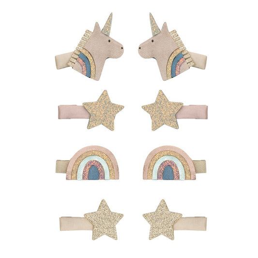 Celeste Unicorn Mini Hair Clips