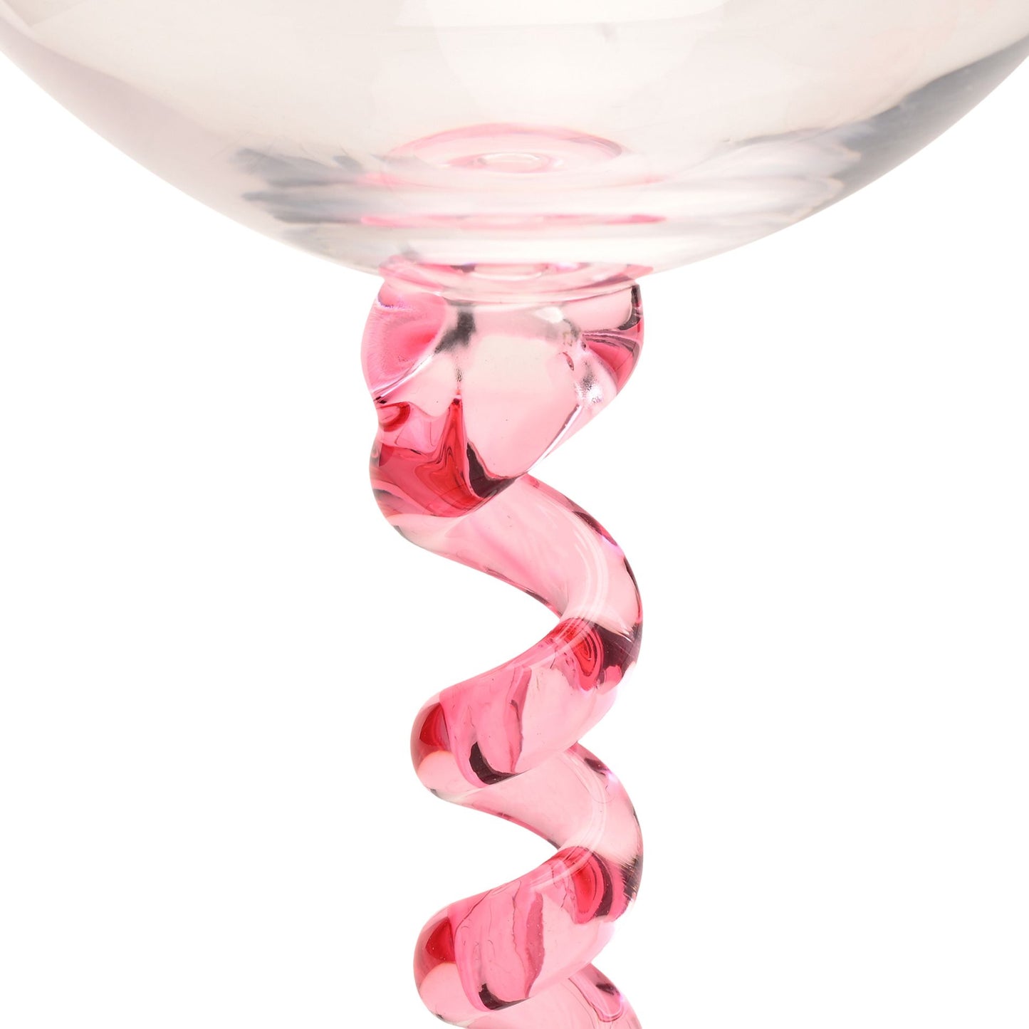 Raspberry Blossom Coupes With Wiggle Stems in a Giftbox