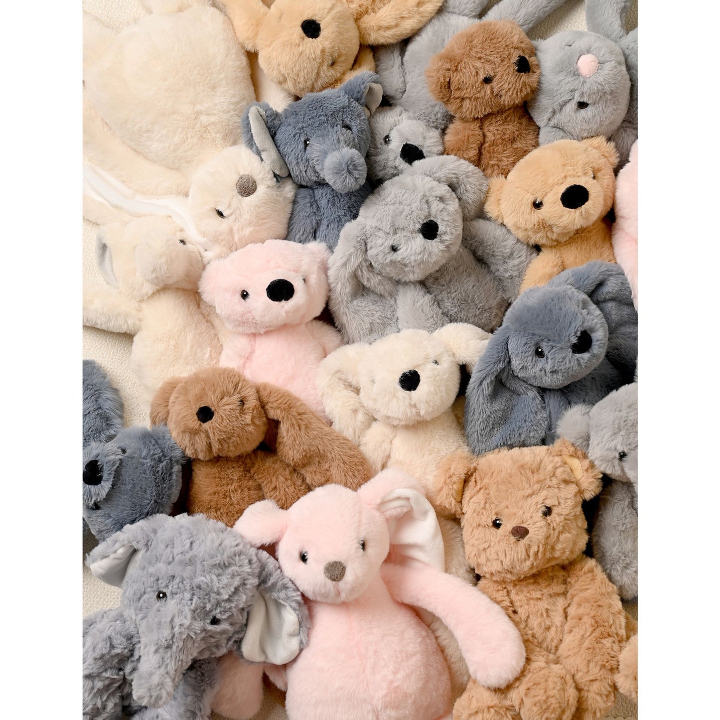 Softies Pip The Plush Long Leg Blue Teddy Bear