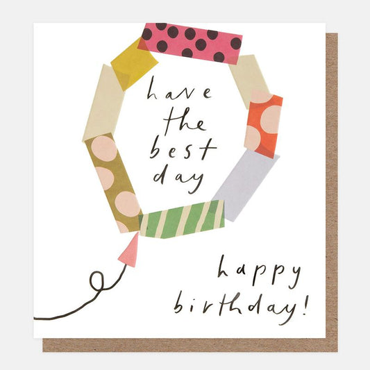 Birthday Balloon Greetings Card