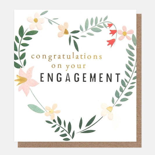 Congratulations On Your Engagement Greetings Card
