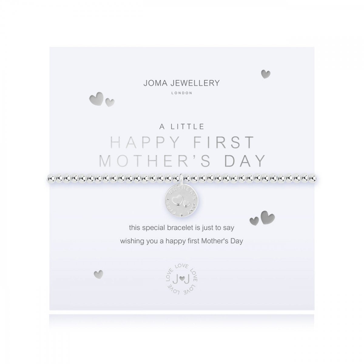 A Little Happy First Mother’s Day Silver Joma Bracelet