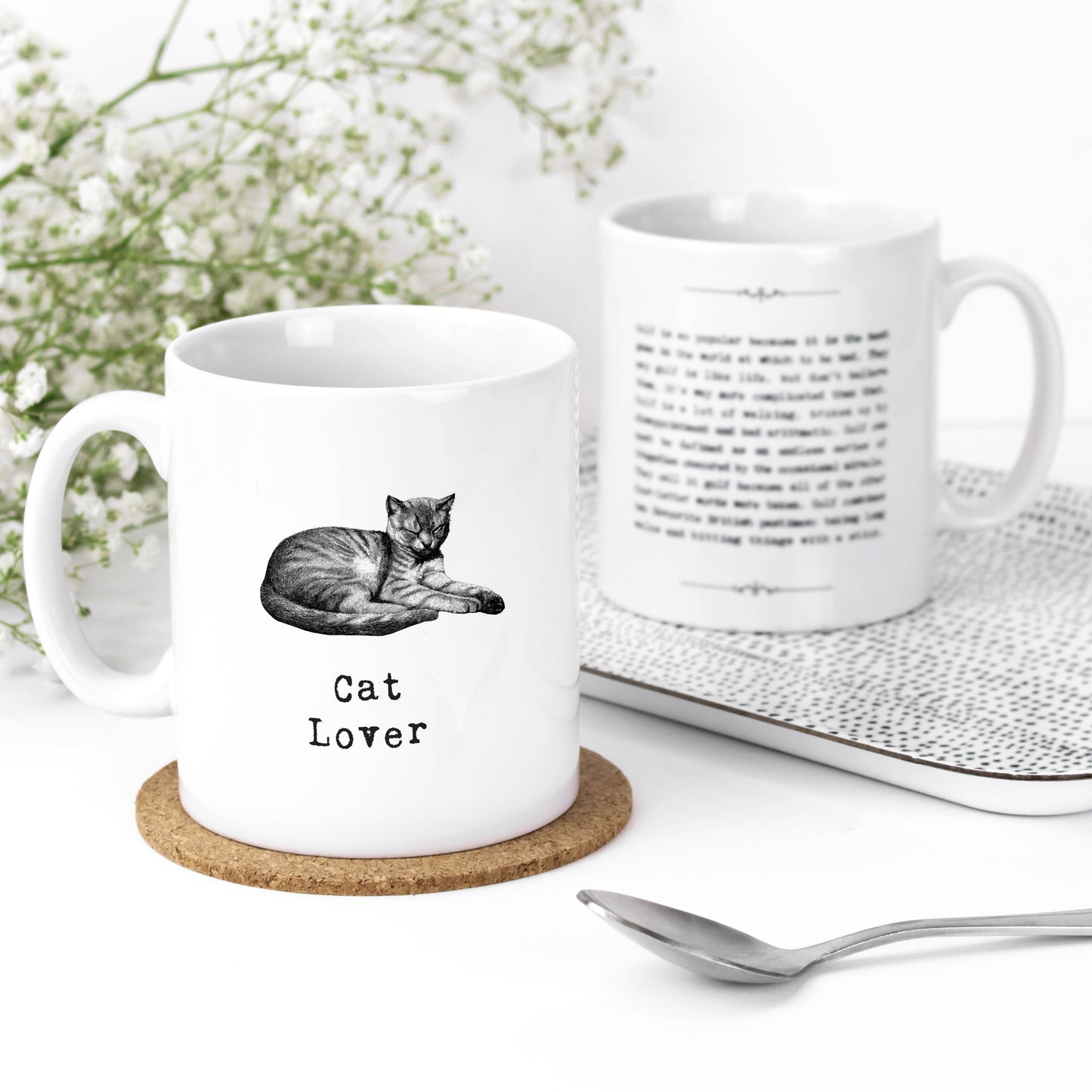 Cat Lover Heartwarming Quotes Mug