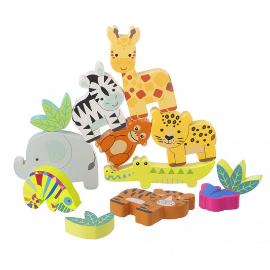 Jungle Stacking Animals