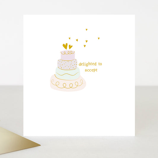 Wedding Acceptance Greetings Card