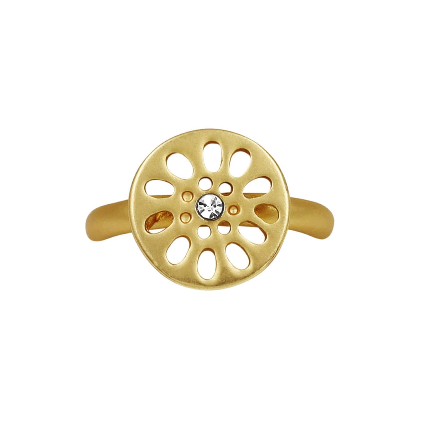 Daisy Gold Plated Ring