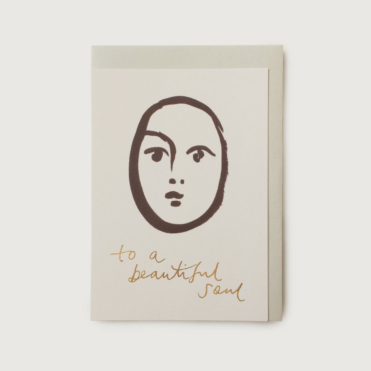 To A Beautiful Soul Greetings Card