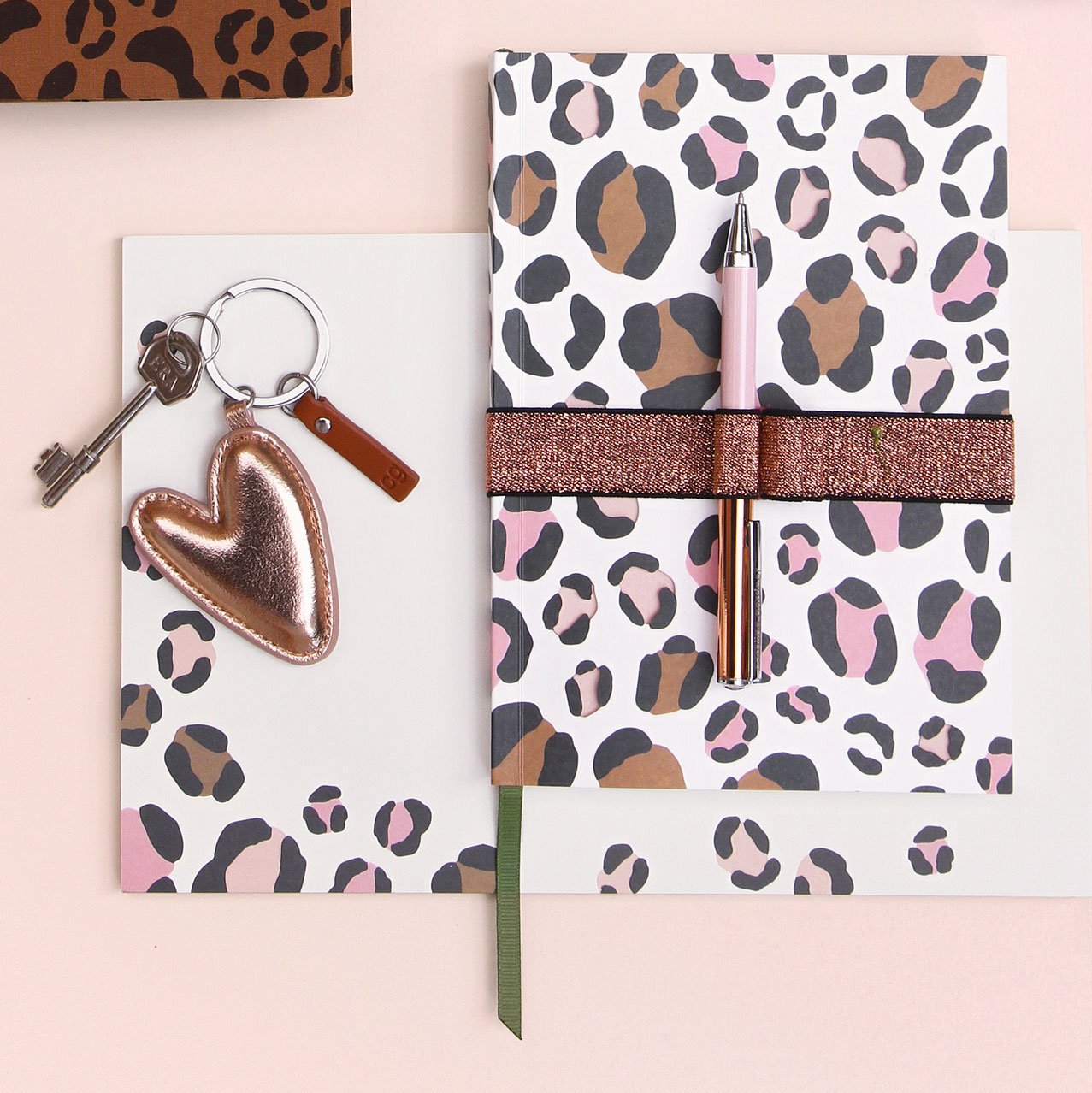 Pink Leopard Soft Back Notebook