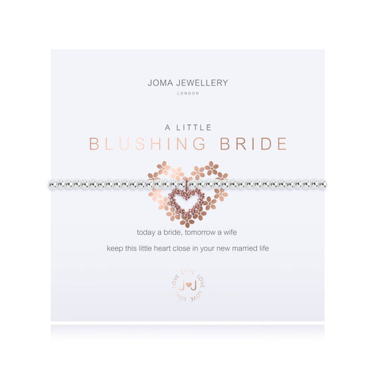 A Little Blushing Bride Silver Bracelet