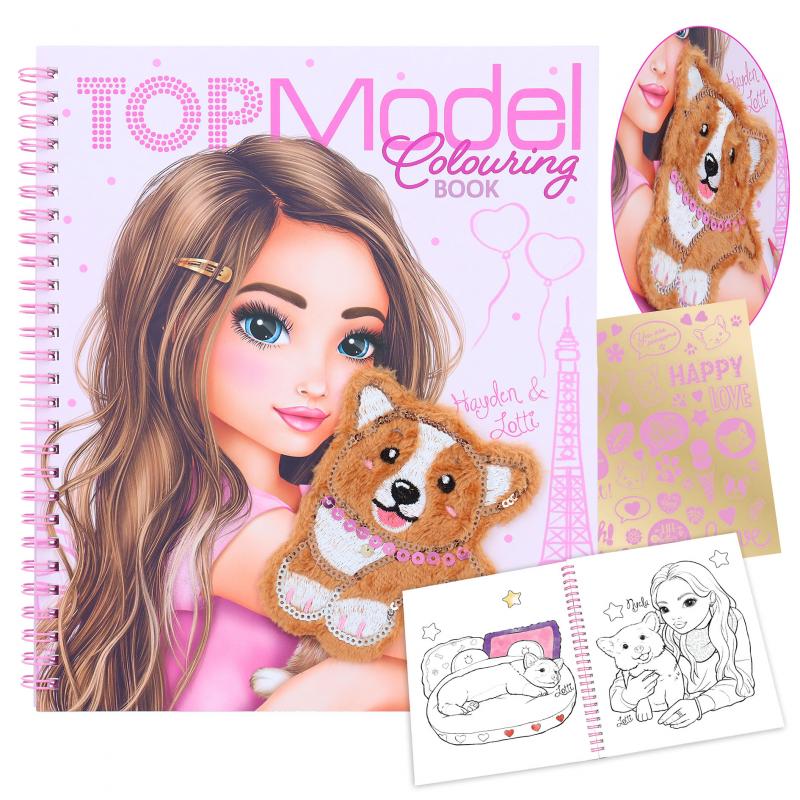 Top Model Coloring Pages
