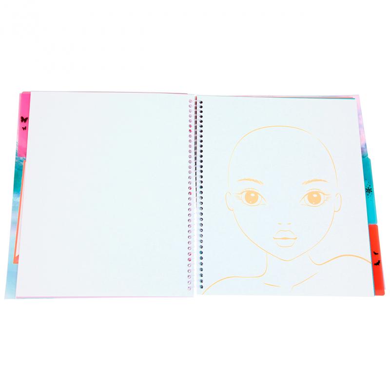 Top Model Create Your Fantasy Face Colouring Book