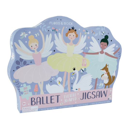 Enchanted Ballerina Shaped Puzzle 80 Pieces