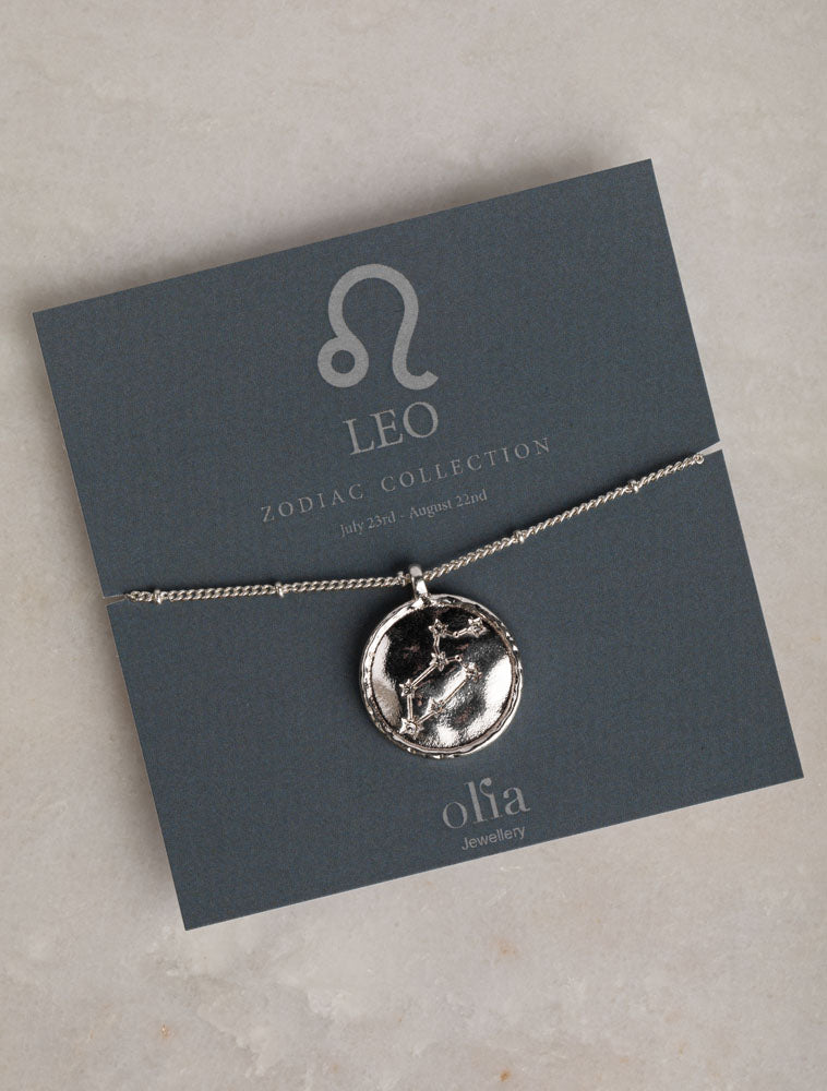 Silver Zodiac Constellation Necklace