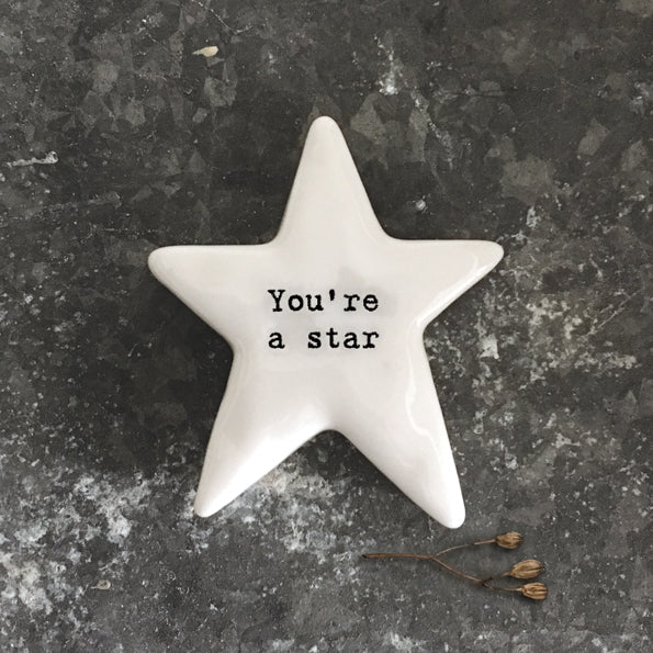 Porcelain Star Token You’re A Star