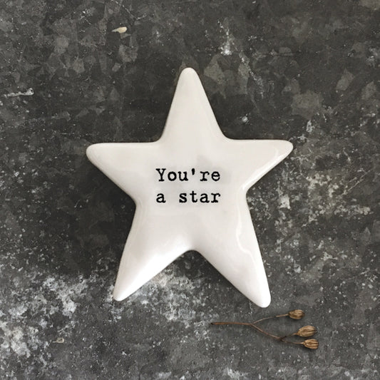 Porcelain Star Token You’re A Star