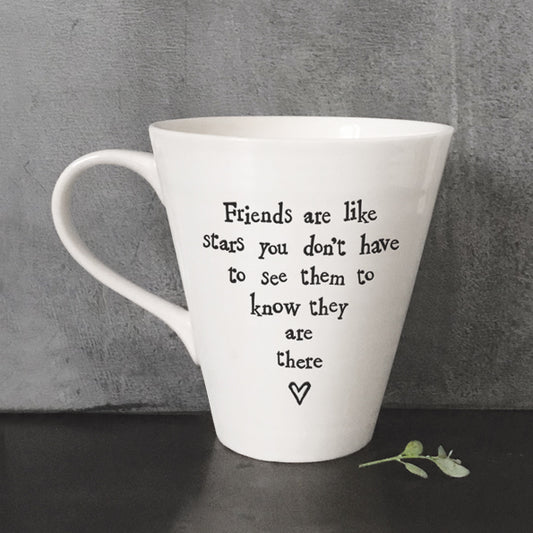 Boxed Porcelain Mug Friends Are Like Stars