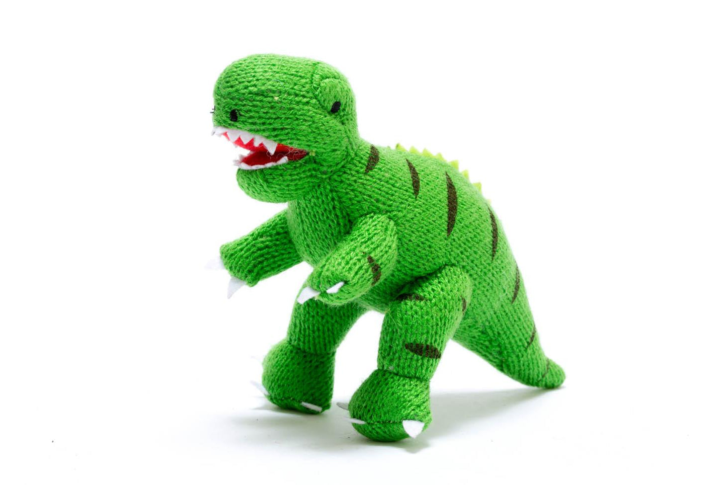 Knitted Green T Rex Dinosaur