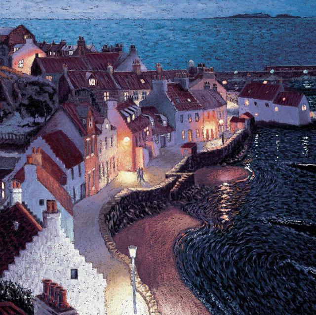 Evening Stroll Greetings Card By Cath Read