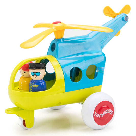 Jumbo Helicopter With Two People.