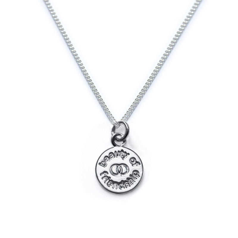 Beauty Of Friendship Sterling Silver Necklace
