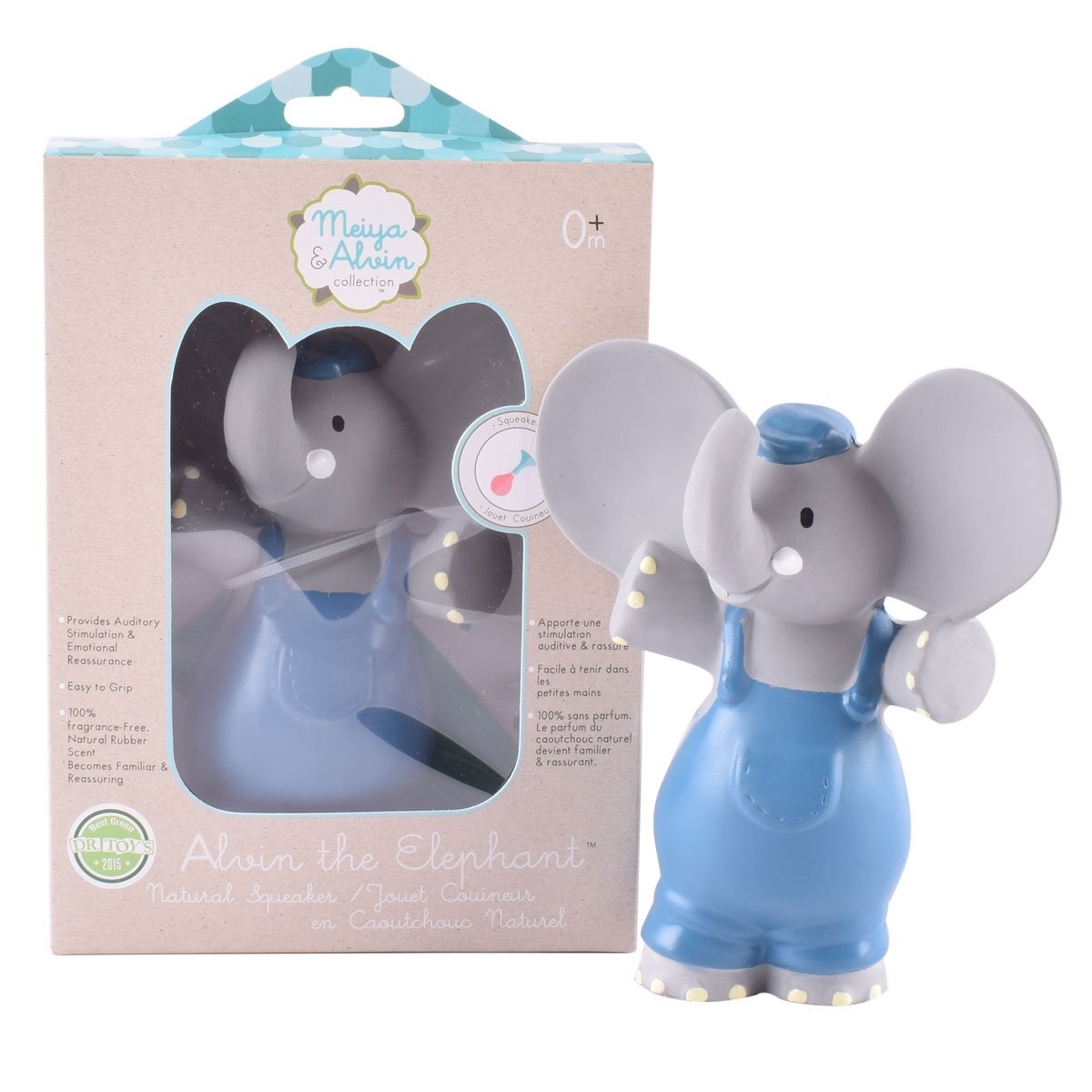 Alvin The Elephant All Rubber Squeaker Toy