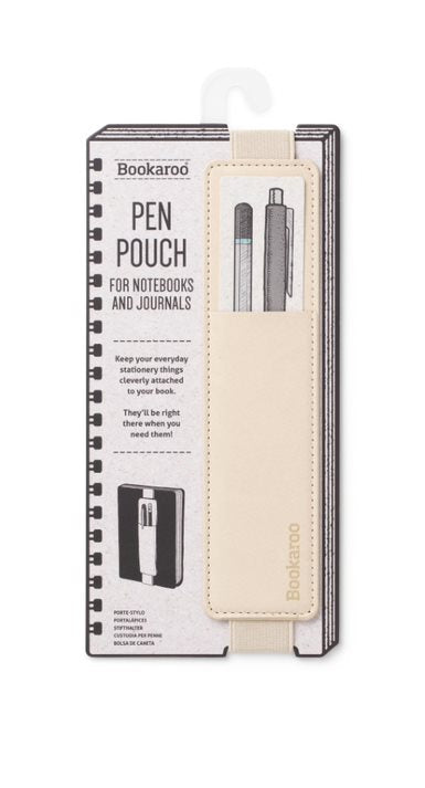 Bookaroo Pen Pouch Cream
