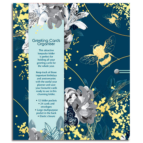 Bee Wild Greetings Cards Organiser