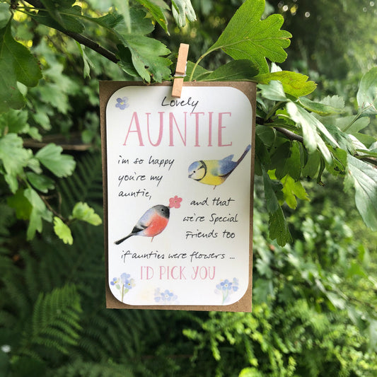 Little Keepsake Card Auntie