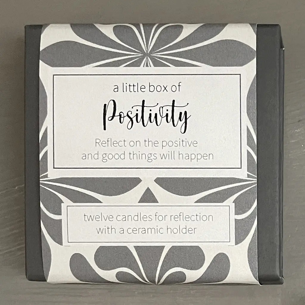 A Little Box Of Positivity Candles