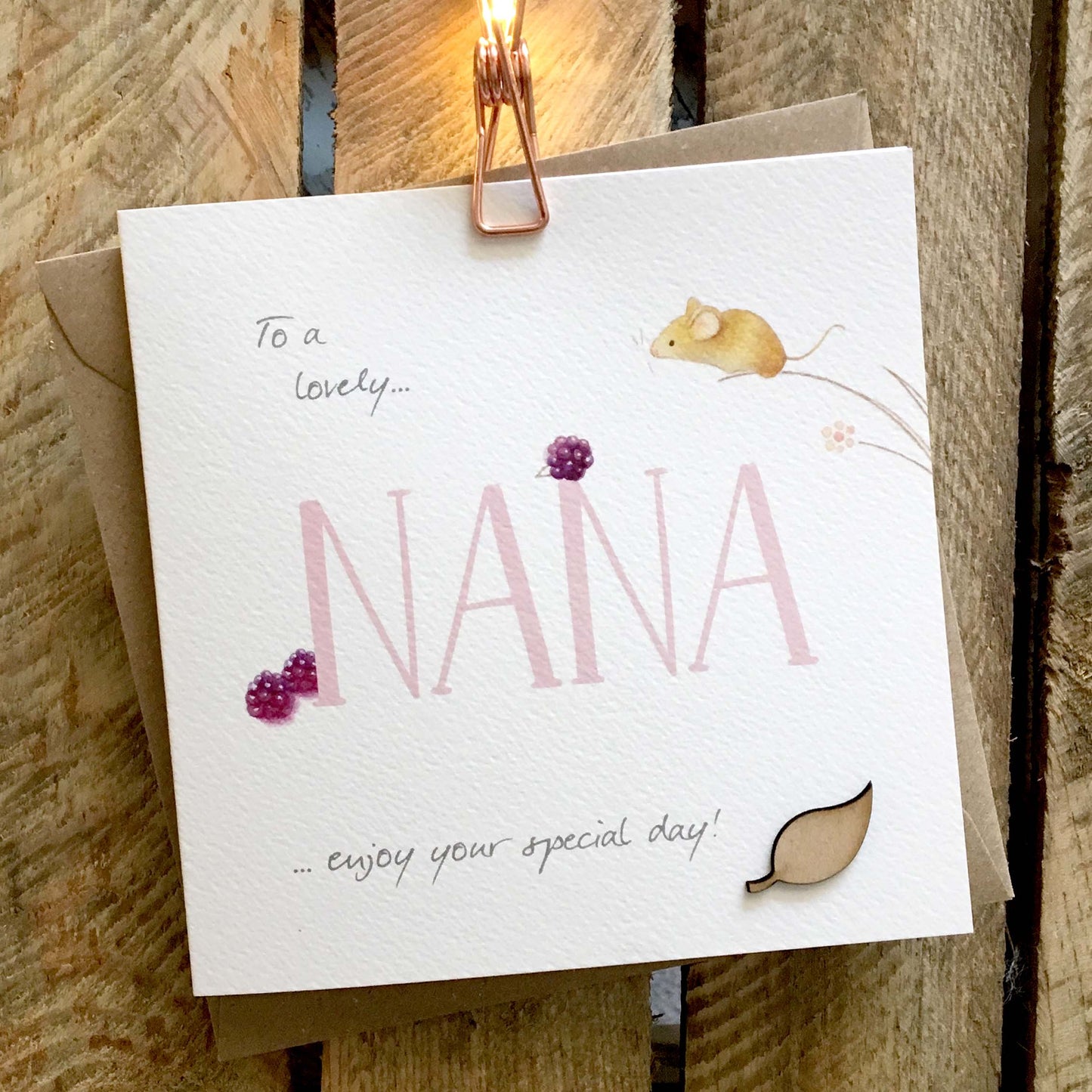 Lovely Nana Greetings Card