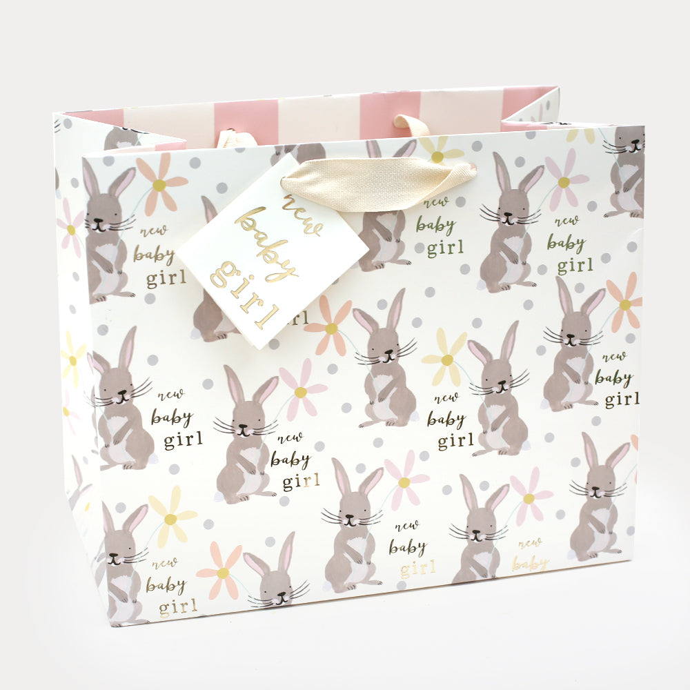 Rabbit Baby Girl Gift Bag