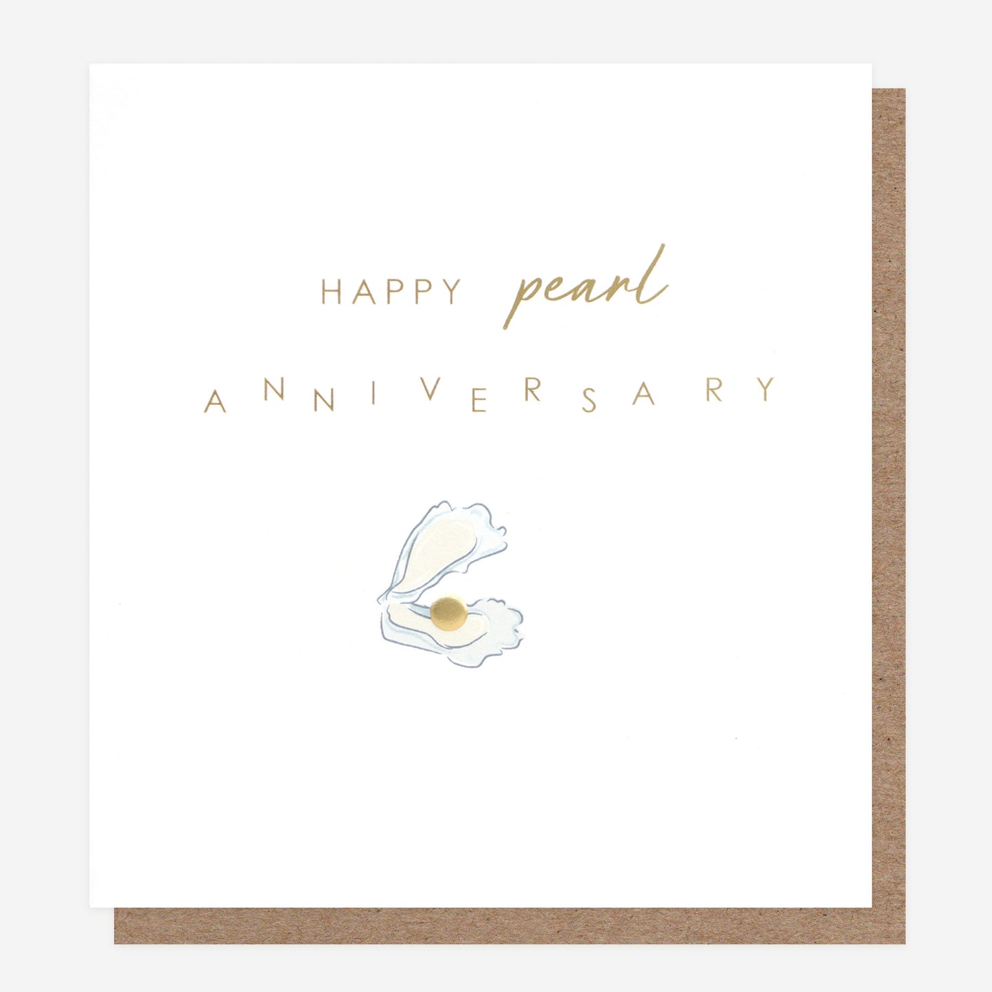 Happy Pearl Anniversary Greetings Card