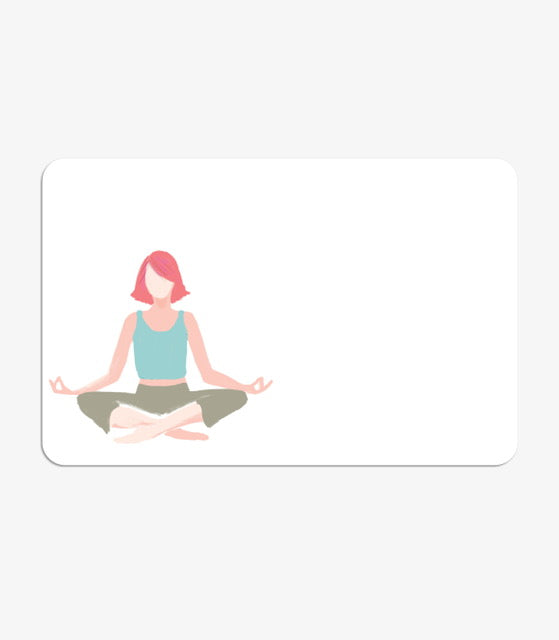 Thinklet’s Pack Of Mini Message Cards Yoga Pose