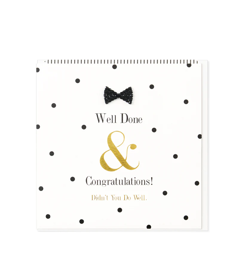 Well Done & Congratulations Greetings Card
