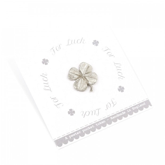 For Luck Pewter Pocket Keepsake Token