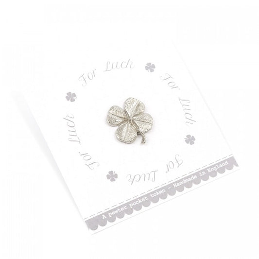 For Luck Pewter Pocket Keepsake Token