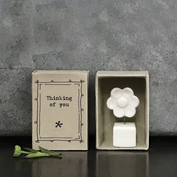 Matchbox Porcelain Flower Thinking Of You