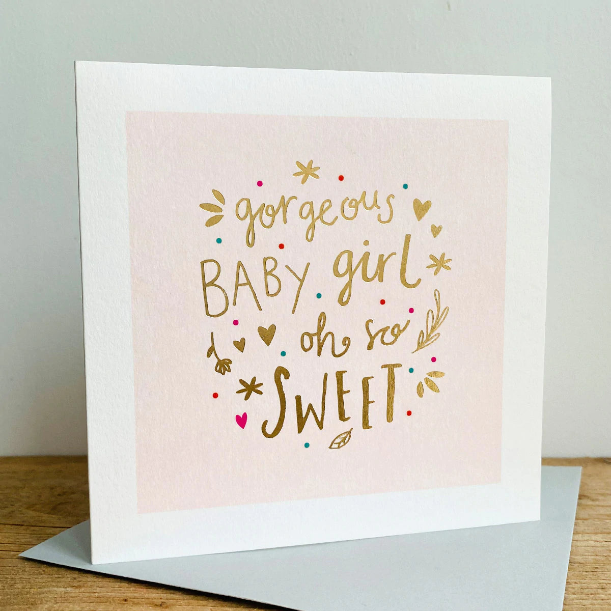 Baby Girl Greetings Card