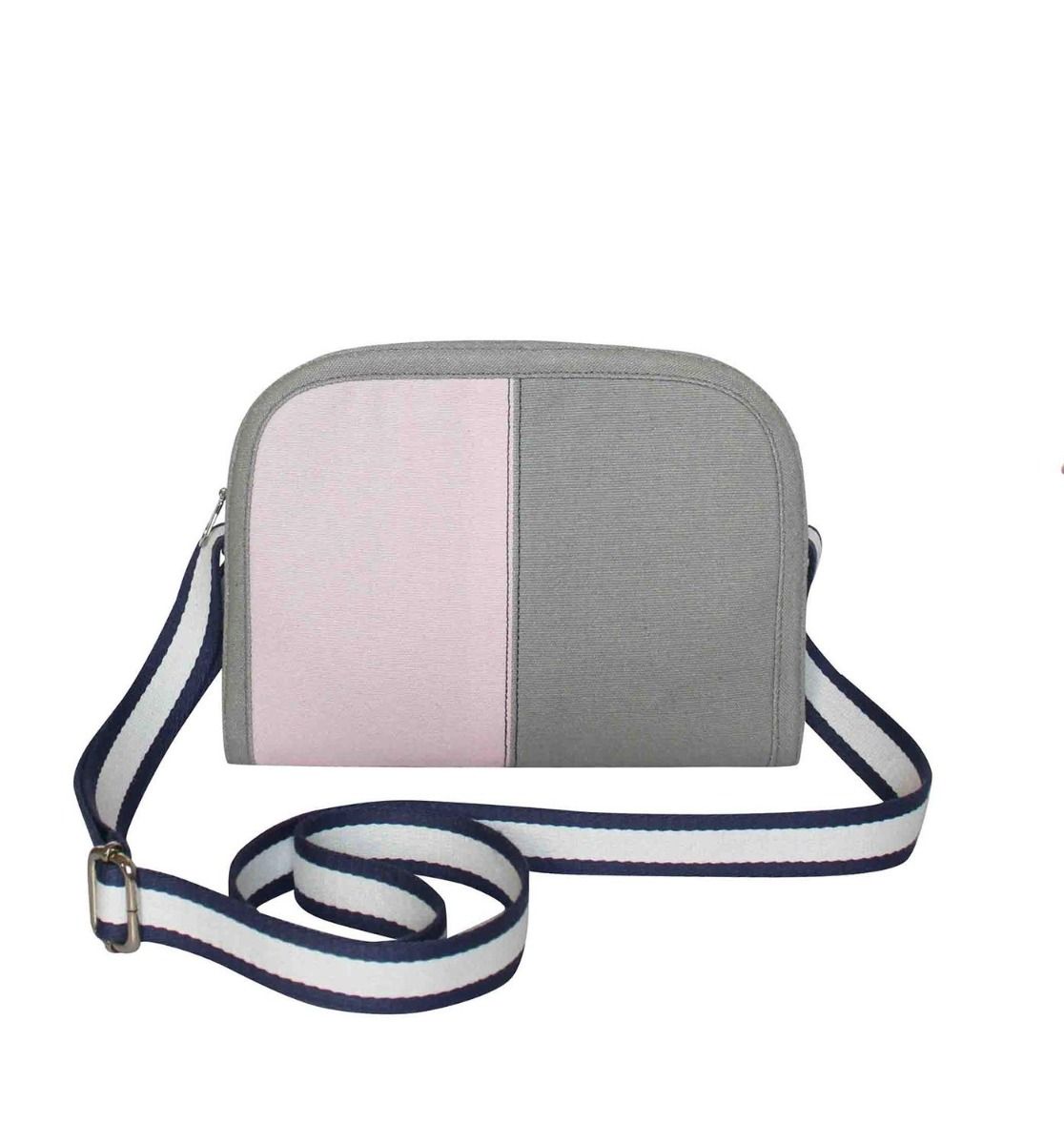 Provence Emma Camera Bag Pink & Grey