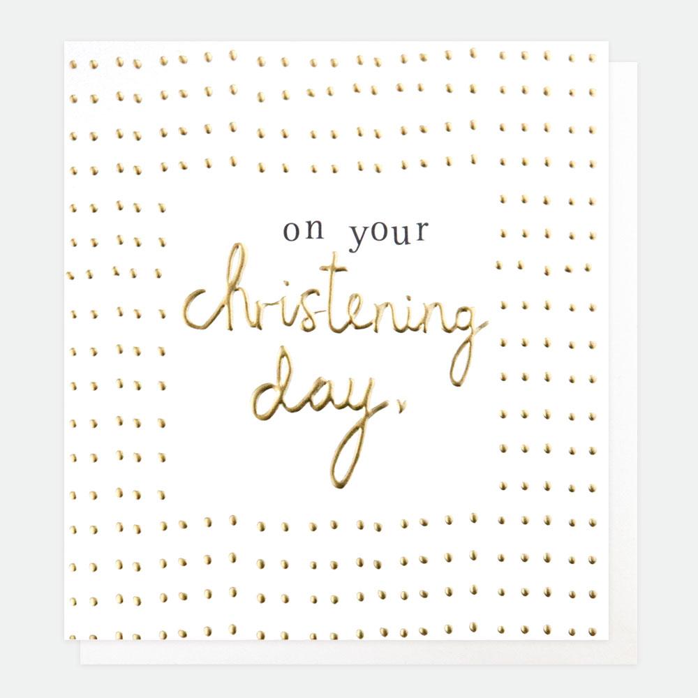 Christening Day Greetings Card
