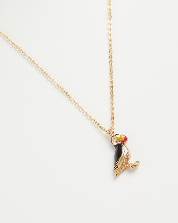 Enamel Puffin Necklace