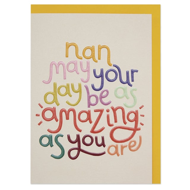 Nan Birthday Greetings Card
