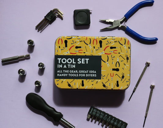Tool Set In A Tin