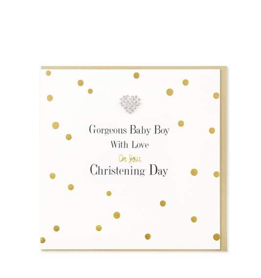 Christening Boy Greetings Card
