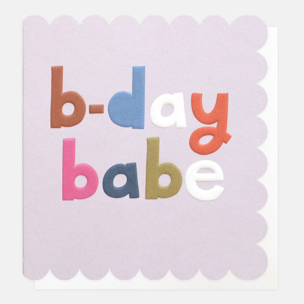 B-day Babe Greetings Card