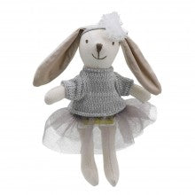 Rabbit in a Tutu Dress & Sparkle Jumper Toy