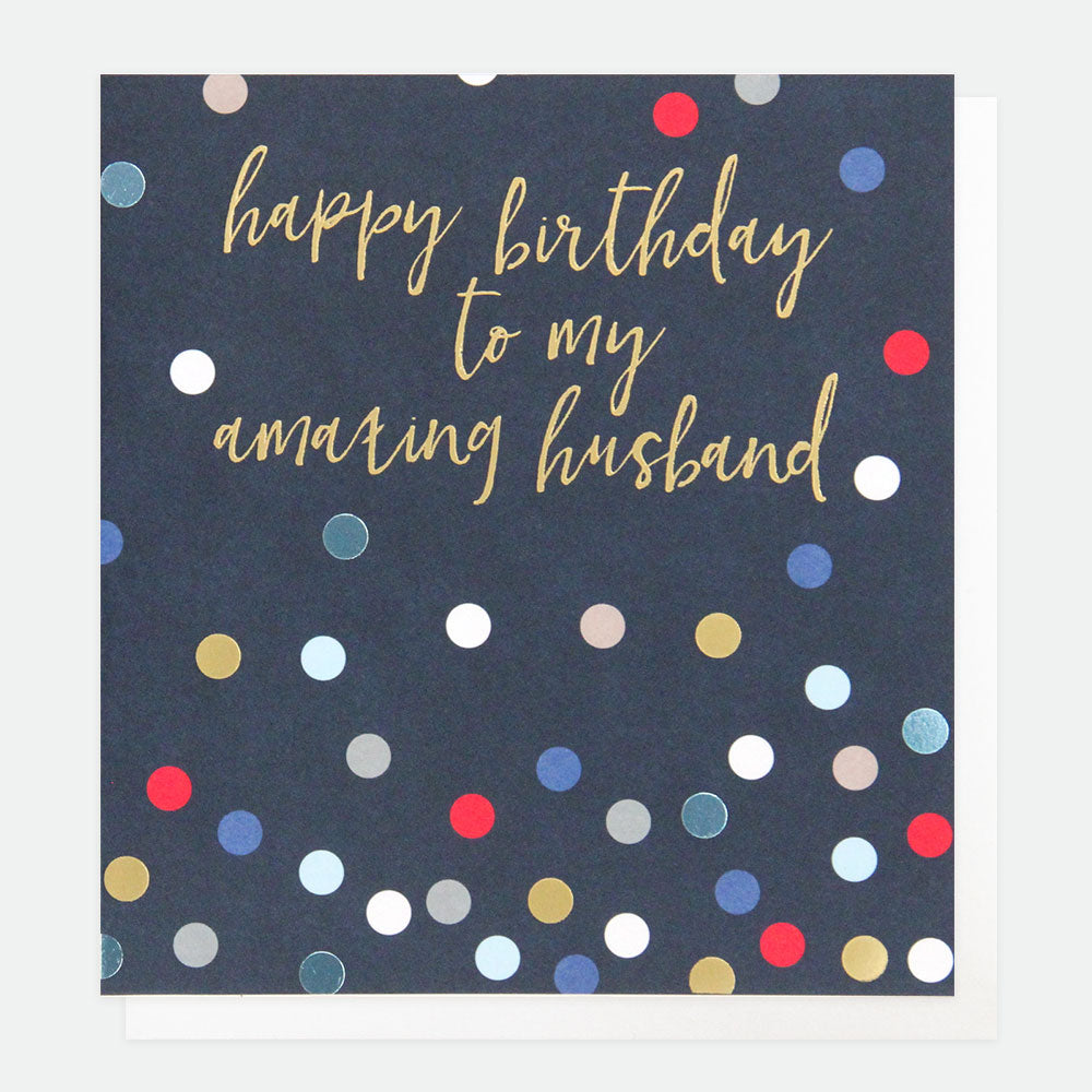Happy Birthday Husband Greetings Card